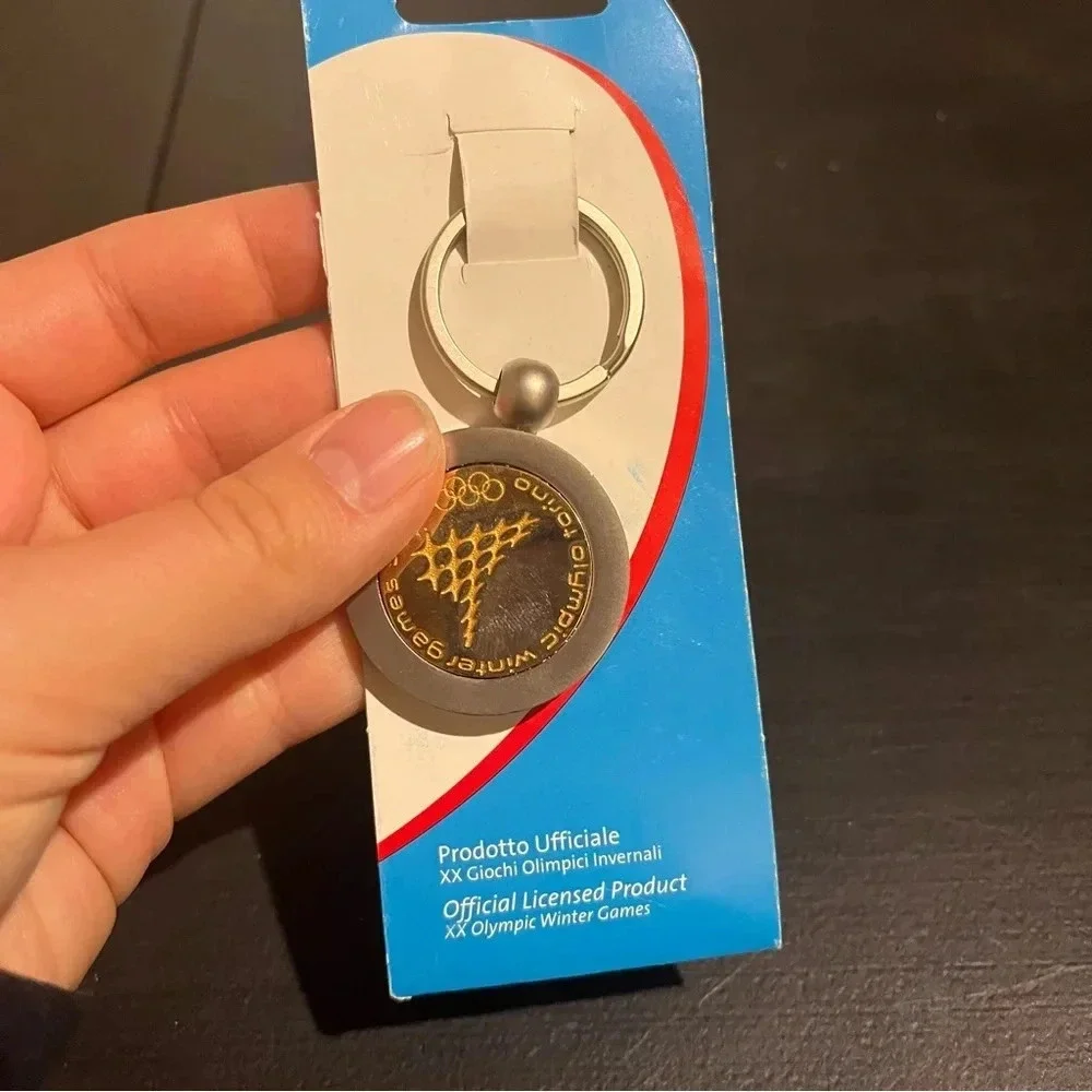 NEW 2006 WINTER OLYMPIC GAMES Torino Italy ORIGINAL Keychain Key Ring VTG